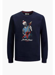 Sweat-shirt bleu JACK & JONES pour garçon seconde vue