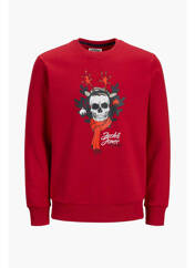 Sweat-shirt rouge JACK & JONES pour garçon seconde vue