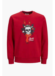 Sweat-shirt rouge JACK & JONES garcon