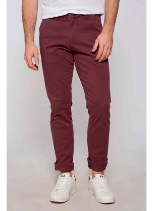 Pantalon chino rouge JACK & JONES homme