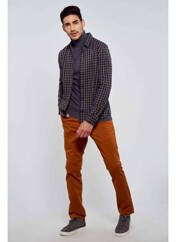 Pantalon chino marron JACK & JONES pour homme seconde vue