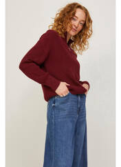 Pull col roulé rouge JJXX pour femme seconde vue