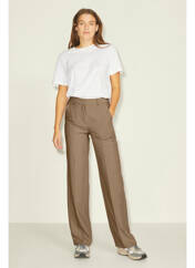 Pantalon chino marron JJXX pour femme seconde vue