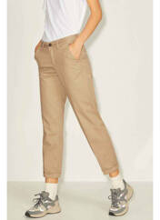 Pantalon chino beige JJXX pour femme seconde vue