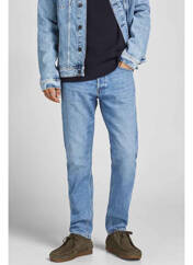 Jeans coupe droite bleu JACK & JONES pour homme seconde vue