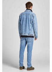 Jeans coupe droite bleu JACK & JONES pour homme seconde vue