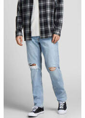 Jeans coupe droite bleu JACK & JONES pour homme seconde vue