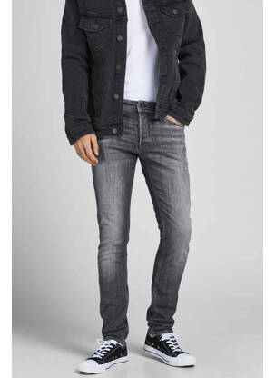 Jeans skinny gris JACK & JONES homme