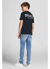 Jeans coupe slim bleu JACK & JONES pour garçon seconde vue