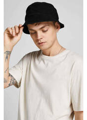 Chapeau noir JACK & JONES pour homme seconde vue