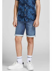 Short bleu JACK & JONES pour garçon seconde vue