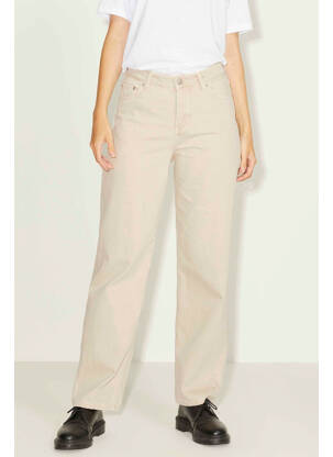 Jeans coupe droite beige JJXX femme