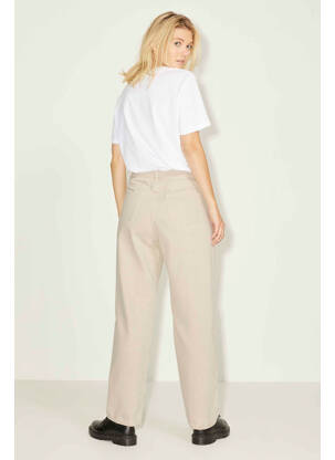 Jeans coupe droite beige JJXX femme