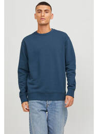 Sweat-shirt bleu JACK & JONES homme