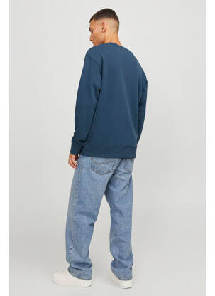 Sweat-shirt bleu JACK & JONES homme
