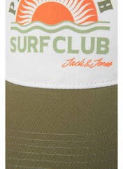 Casquette vert JACK & JONES pour homme seconde vue