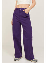 Jeans coupe droite violet JJXX pour femme seconde vue