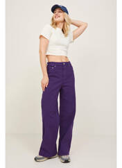 Jeans coupe droite violet JJXX pour femme seconde vue