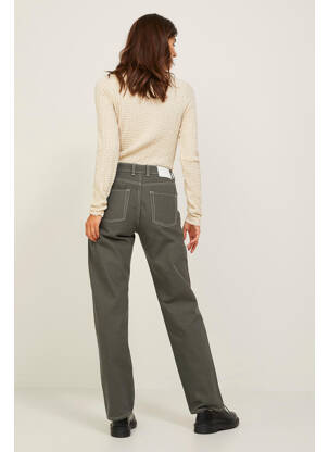 Jeans coupe droite marron JJXX femme