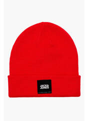 Bonnet rouge JACK & JONES pour homme seconde vue