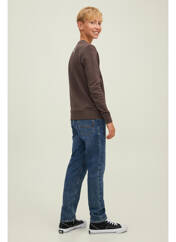 Sweat-shirt marron JACK & JONES pour garçon seconde vue