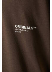 T-shirt marron JACK & JONES pour garçon seconde vue