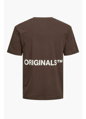 T-shirt marron JACK & JONES pour garçon seconde vue
