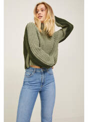 Pull col roulé vert JJXX pour femme seconde vue
