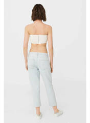 Jeans coupe slim bleu MANGO pour femme seconde vue