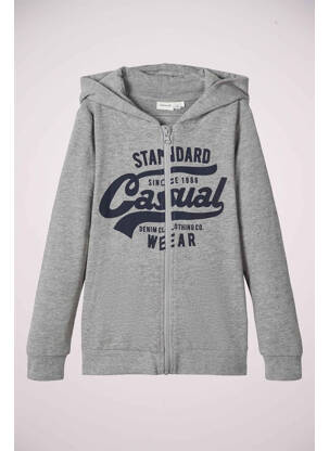Veste casual gris NAME IT pour garçon