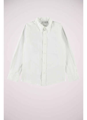 Chemise manches longues blanc NAME IT garçon