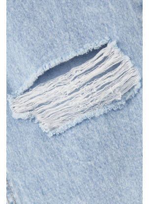 Jeans coupe large bleu LMTD femme