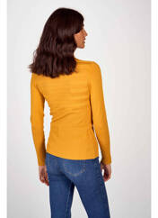Pull col roulé jaune MORGAN pour femme seconde vue