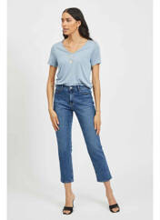 T-shirt bleu VILA pour femme seconde vue
