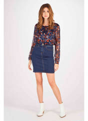 Jupe courte bleu VILA pour femme seconde vue