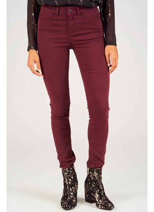 Jeans skinny rouge VILA femme