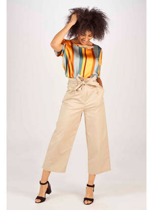 Pantalon droit beige VILA femme