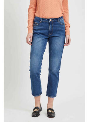 Pantalon droit bleu VILA femme