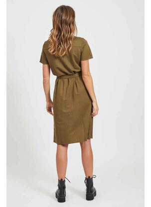 Robe mi-longue vert VILA femme