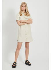 Robe courte beige VILA pour femme seconde vue
