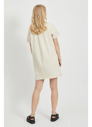 Robe courte beige VILA femme