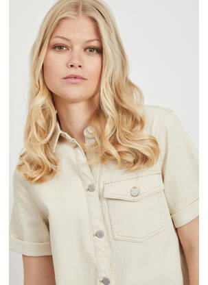 Robe courte beige VILA femme
