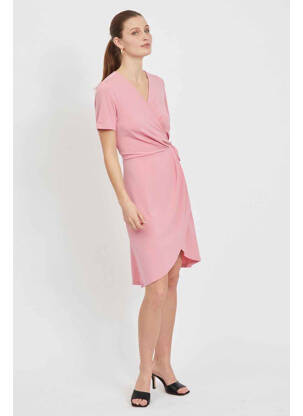 Robe mi-longue rose VILA femme