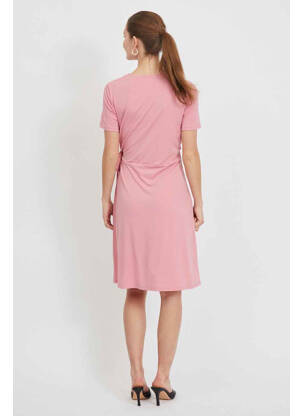 Robe mi-longue rose VILA femme