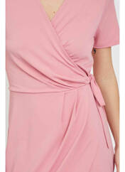 Robe mi-longue rose VILA pour femme seconde vue