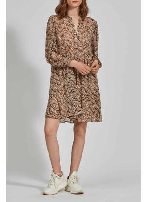 Robe courte beige VILA pour femme