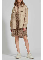 Robe courte beige VILA pour femme seconde vue