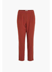 Pantalon droit marron VILA pour femme seconde vue