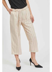 Pantalon droit beige VILA pour femme seconde vue