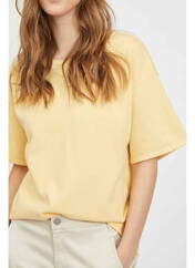 T-shirt beige VILA pour femme seconde vue